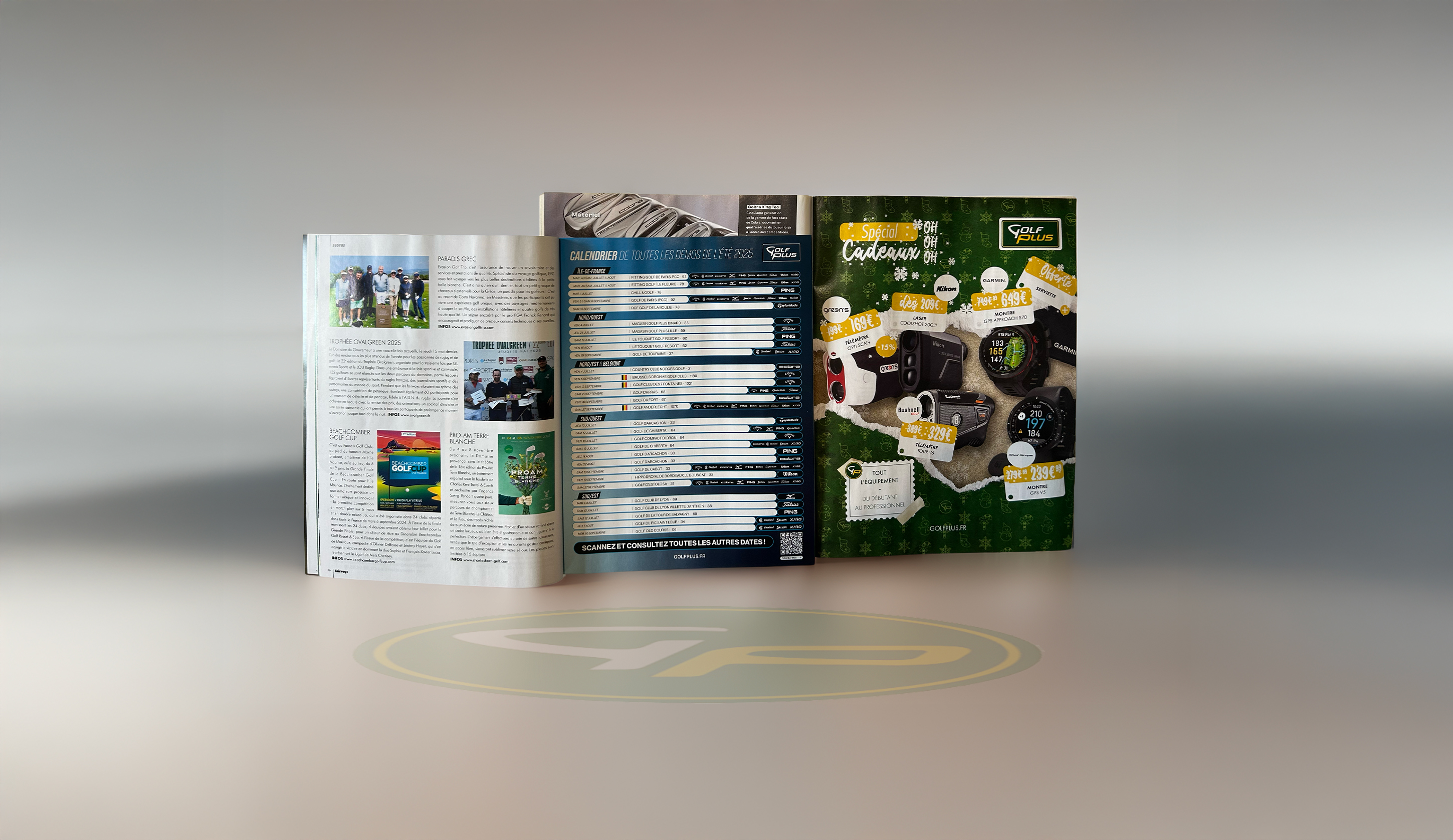 Golf Plus - Scène de collage d'affiches